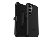 OtterBox Defender Series - Takakansi matkapuhelimelle - rosoinen - polykarbonaatti, termoplastinen elastomeeri (TPE) - musta malleihin Samsung Galaxy S24+ 77-94488