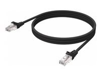 Vision - Verkkokaapeli - RJ-45 (uros) to RJ-45 (uros) - 3 m - UTP - CAT 6 - buutattu, säikeinen - musta TC 3MCAT6/BL