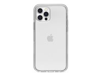 OtterBox Symmetry Series - Takakansi matkapuhelimelle - polykarbonaatti, synteettinen kumi - kirkas malleihin Apple iPhone 12, 12 Pro 77-65422