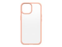 OtterBox React Series - Takakansi matkapuhelimelle - polykarbonaatti, synteettinen kumi - peach perfect (persikka) malleihin Apple iPhone 15 77-92813