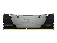 Kingston FURY Renegade - DDR4 - moduuli - 32 Gt: 1 x 32 Gt - DIMM 288 nastaa - 3600 MHz / PC4-28800 - CL18 - 1.2 V - puskuroimaton - non-ECC - musta KF436C18RB2/32