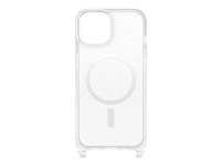 OtterBox React Series - Takakansi matkapuhelimelle - kaulanauha - MagSafe-yhteensopiva - stardust (kirkas glitter) malleihin Apple iPhone 14 77-92281
