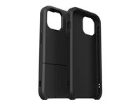 OtterBox uniVERSE Series - Takakansi matkapuhelimelle - rosoinen - polykarbonaatti, synteettinen kumi - musta malleihin Apple iPhone 15 77-92676