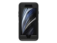 OtterBox Defender Series Apple iPhone 8 & iPhone 7 - Takakansi matkapuhelimelle - rosoinen - polykarbonaatti, synteettinen kumi - musta malleihin Apple iPhone 7, 8, SE (2.sukupolvi), SE (3rd generation) 77-56603