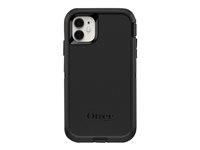 OtterBox Defender Series - Screenless Edition - suojakotelo matkapuhelimelle - polykarbonaatti, synteettinen kumi - musta malleihin Apple iPhone 11 77-62457