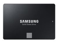 Samsung 870 EVO MZ-77E1T0B - SSD - salattu - 1 Tt - sisäinen - 2.5" - SATA 6Gb/s - puskuri: 1 Gt - AES 256 bittiä - TCG Opal Encryption MZ-77E1T0B/EU