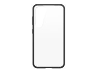 OtterBox React Series - Takakansi matkapuhelimelle - antimikrobinen - termoplastinen elastomeeri (TPE), polykarbonaatti - black crystal malleihin Samsung Galaxy S23 77-91312