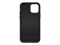 OtterBox Symmetry Series - ProPack Packaging - takakansi matkapuhelimelle - polykarbonaatti, synteettinen kumi - musta malleihin Apple iPhone 12, 12 Pro 77-66197