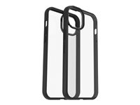 OtterBox React Series - Takakansi matkapuhelimelle - polykarbonaatti, termoplastinen elastomeeri (TPE) - black crystal malleihin Apple iPhone 15 Plus 77-92767