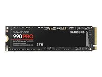 Samsung 990 PRO MZ-V9P2T0BW - SSD - salattu - 2 Tt - sisäinen - M.2 2280 - PCIe 4.0 x4 (NVMe) - AES 256 bittiä - TCG Opal Encryption 2.0 MZ-V9P2T0BW