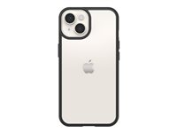 OtterBox React Series - Takakansi matkapuhelimelle - polykarbonaatti, termoplastinen elastomeeri (TPE) - black crystal malleihin Apple iPhone 13, 14, 15 77-92799