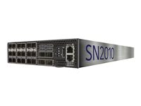 NVIDIA Spectrum SN2010 - Kytkin - L3 - Hallinnoitu - 18 x 25 Gigabit SFP28 + 4 x 100 Gigabit QSFP28 - ilmavirtaus takaa eteenpäin - telineeseen asennettava - AC 920-9N110-00F7-0C0