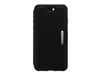 OtterBox Strada Series - Läppäkansi matkapuhelimelle - nahka - shadow malleihin Apple iPhone 6, 6s, 7, 8, SE (2.sukupolvi), SE (3rd generation) 77-65076