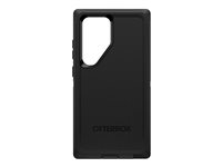 OtterBox Defender Series - Takakansi matkapuhelimelle - rosoinen - polykarbonaattikuori, synteettinen kuminen liukukansi, polykarbonaattikotelo - musta malleihin Samsung Galaxy S24 Ultra 77-94494