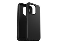 OtterBox Symmetry Series - Takakansi matkapuhelimelle - antimikrobinen - polykarbonaatti, synteettinen kumi, hopeafosfaattilasi - musta malleihin Apple iPhone 15 Pro 77-94119
