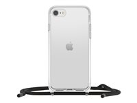 OtterBox React Series - Takakansi matkapuhelimelle - kaulanauha - kirkas malleihin Apple iPhone 7, 8, SE (2.sukupolvi), SE (3rd generation) 77-92274