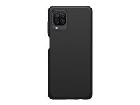 OtterBox React Series - Takakansi matkapuhelimelle - musta malleihin Samsung Galaxy A12 77-82316