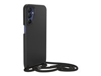 OtterBox React Series - Takakansi matkapuhelimelle - kaulanauha - musta malleihin Samsung Galaxy A15, A15 5G 77-95204
