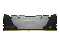 Kingston FURY Renegade - DDR4 - moduuli - 8 Gt - DIMM 288 nastaa - 4000 MHz / PC4-32000 - CL19 - 1.35 V - puskuroimaton - non-ECC - musta KF440C19RB2/8