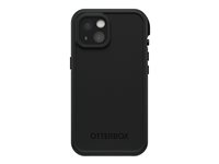 OtterBox FRE - Suojaava vedenkestävä kotelo matkapuhelimelle - MagSafe-yhteensopiva - 50 % kierrätettyä muovia, 25 % valtameripohjaista kierrätysmuovia - musta malleihin Apple iPhone 15 Pro 77-93405