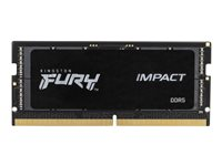 Kingston FURY Impact - DDR5 - moduuli - 16 Gt - 262-nastainen SO-DIMM - 5600 MHz / PC5-44800 - CL40 - 1.1 V - puskuroimaton - on-die ECC KF556S40IB-16